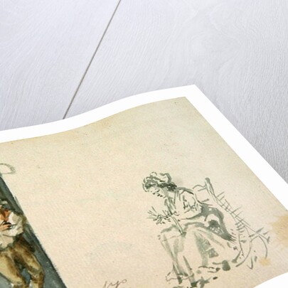 Figure studies, boy standing by Nicholas Pocock