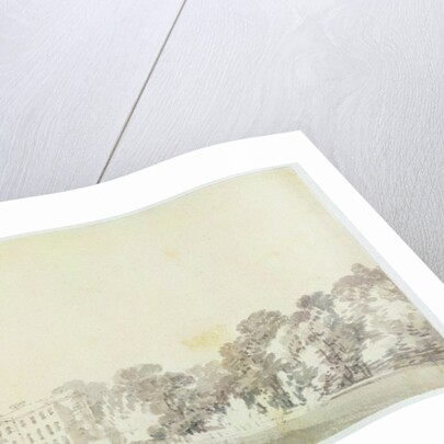 A three storied Georgian house in a park, c.1795 by Joseph Mallord William Turner