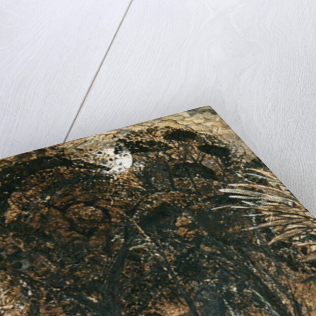 A moonlit scene with a winding river, 1827 by Samuel Palmer