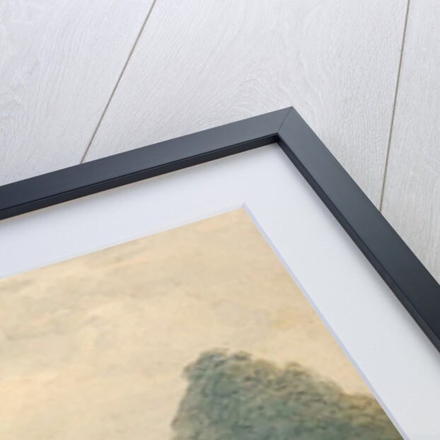 Mountainous landscape with river by Samuel Davis