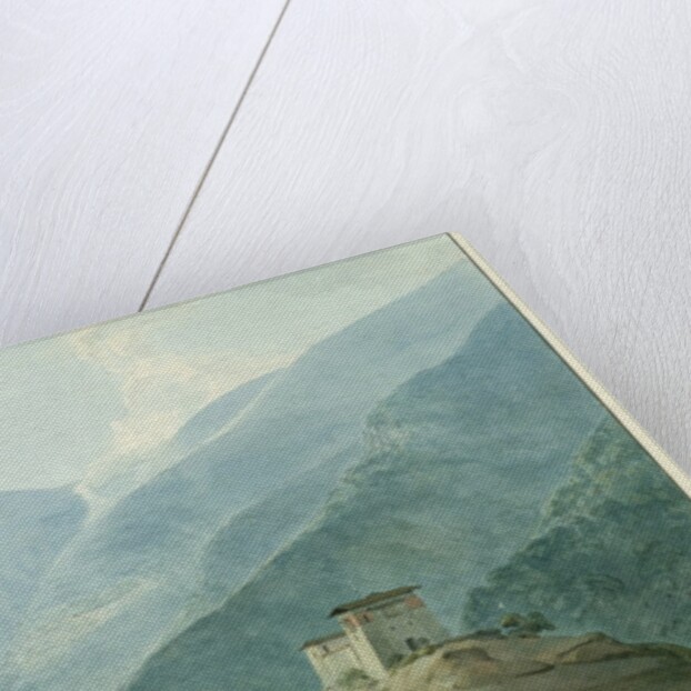 Chukha Casle in Bhutan, 1783 by Samuel Davis