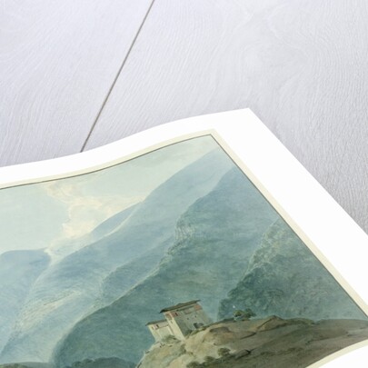 Chukha Casle in Bhutan, 1783 by Samuel Davis