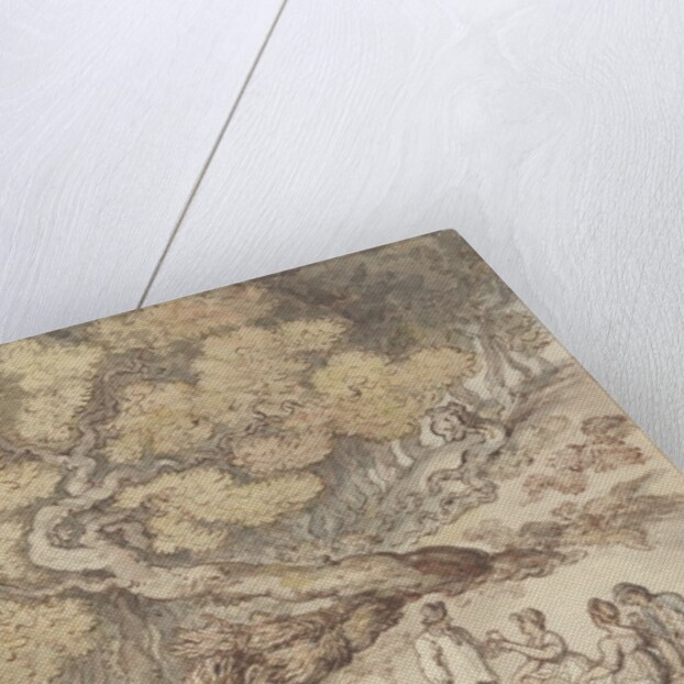 A Woodcutter's Picnic by Thomas Rowlandson