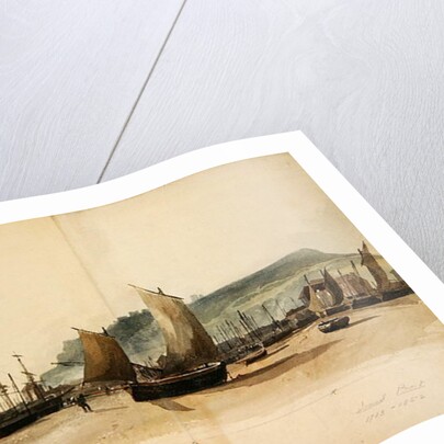 The Beach at Low Tide by Samuel Prout