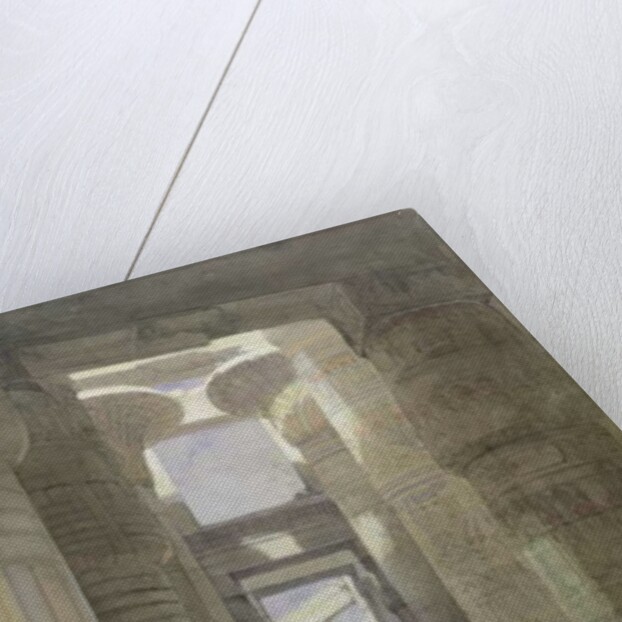 The Great Temple of Amon Karnak, the Hypostyle Hall, 1838 by David Roberts