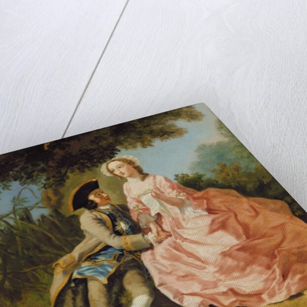 Lovers in a landscape, c.1740 by Pieter Jan van Reysschoot