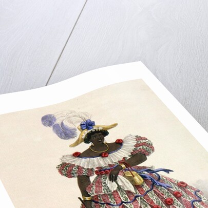 Queen or 'Maam' of the Set-Girls, plate 1 from 'Sketches of Character... ', 1838 by Isaac Mendes Belisario