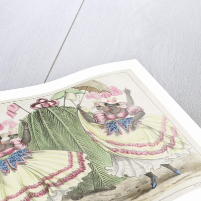 Red-Set Girls and Jack-in-the-Green, plate 2 from 'Sketches of Character...', 1838 by Isaac Mendes Belisario