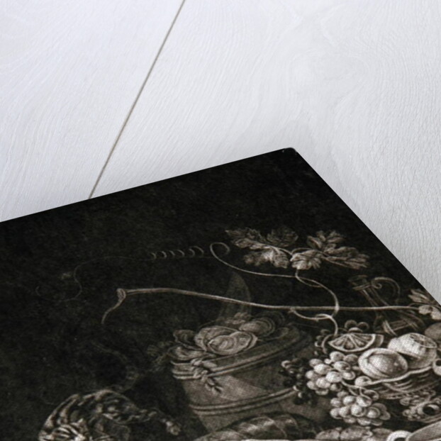 Banquet Piece with Lobsters, Fish and Cat by Robert Robinson