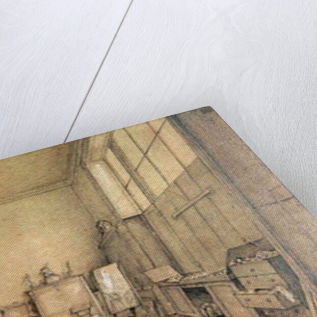 Sir Thomas Lawrence's Studio; 65 Russell Square, London, 1824 by Emily Calmady