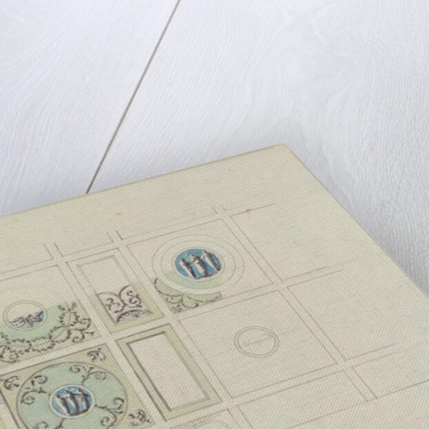 Design for the ceiling of the Eating Parlour, Headfort House by Robert Adam