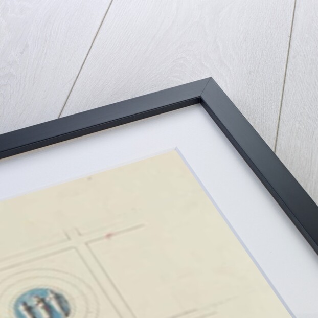 Design for the ceiling of the Eating Parlour, Headfort House by Robert Adam