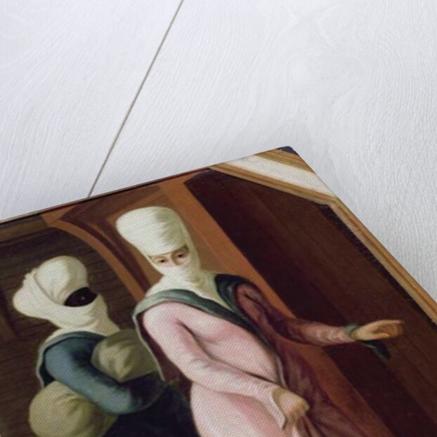 A Turkish Lady going with her slave to the Bath by Francis Smith