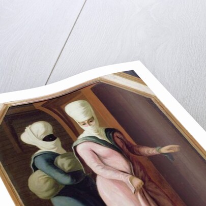 A Turkish Lady going with her slave to the Bath by Francis Smith