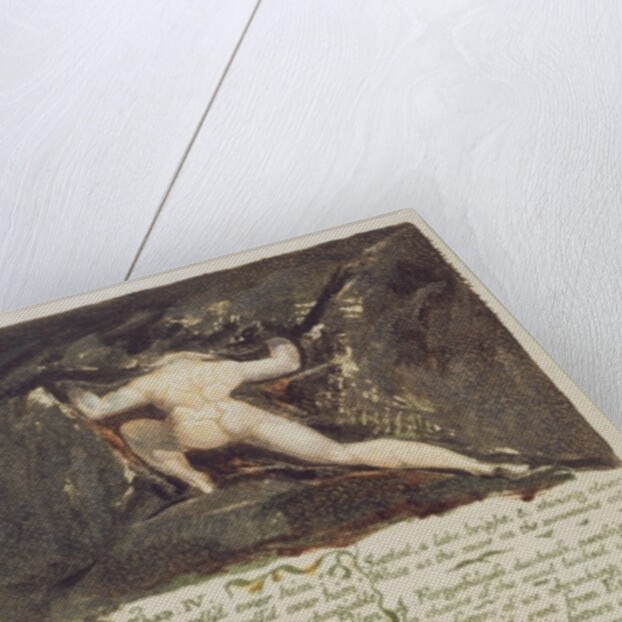 Ages on ages roll'd over him... by William Blake