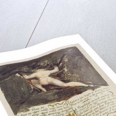 Ages on ages roll'd over him... by William Blake