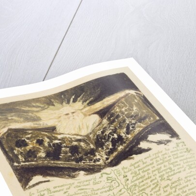 In living creations appear'd... by William Blake