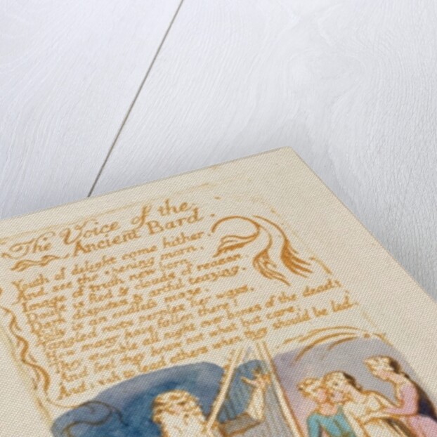 The Voice of the Ancient Bard by English School