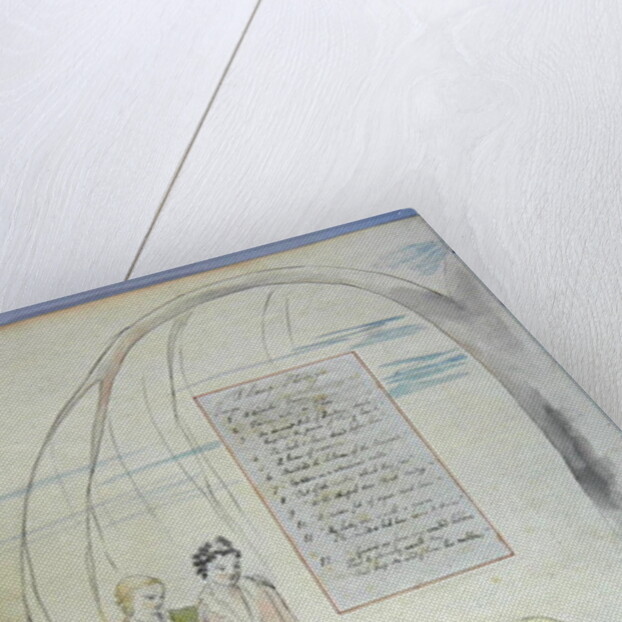 A Long Story, design 22 for 'The Poems of Thomas Gray', 1797-98 by William Blake