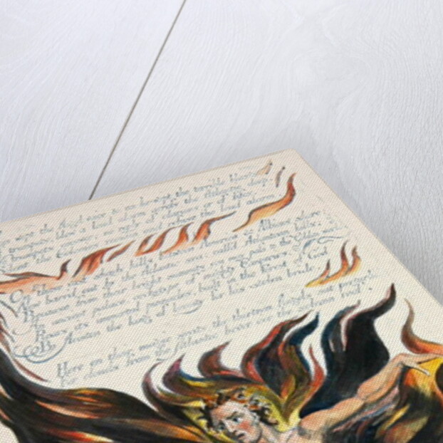 Thus wept the Angel voice... by William Blake