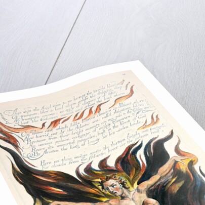 Thus wept the Angel voice... by William Blake