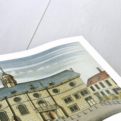 Premier Map of London and Suburbs: The Bank of England in ye Poultry, 1724 by English School