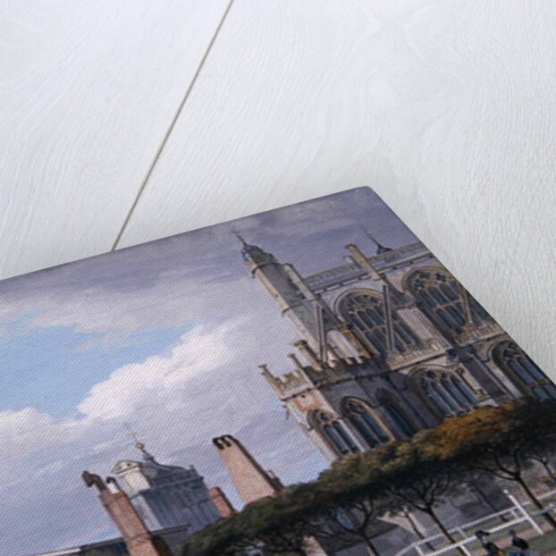 St George's Chapel, Windsor, and the entrance to the Singing Men's Cloister, c.1768 by Paul Sandby