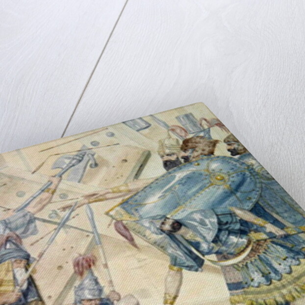 Death of Abimelech at Thebez, 1855 by Richard Dadd