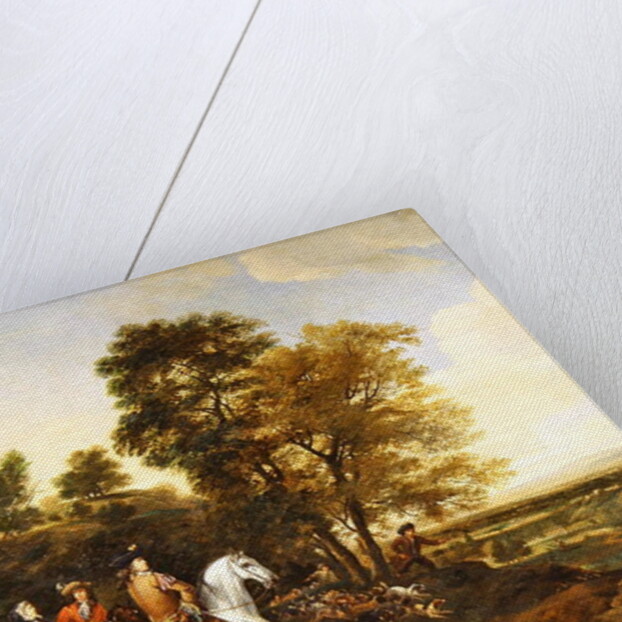 Hare Hunting, c.1690 by Jan Wyck
