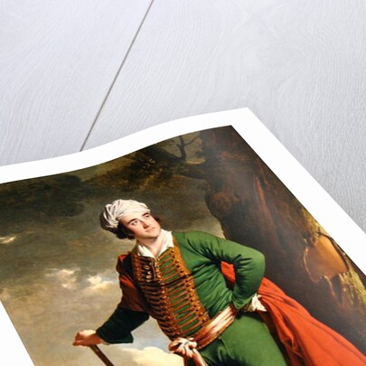 Portrait of a man, known as the 'Indian Captain', c.1767 by Joseph Wright of Derby