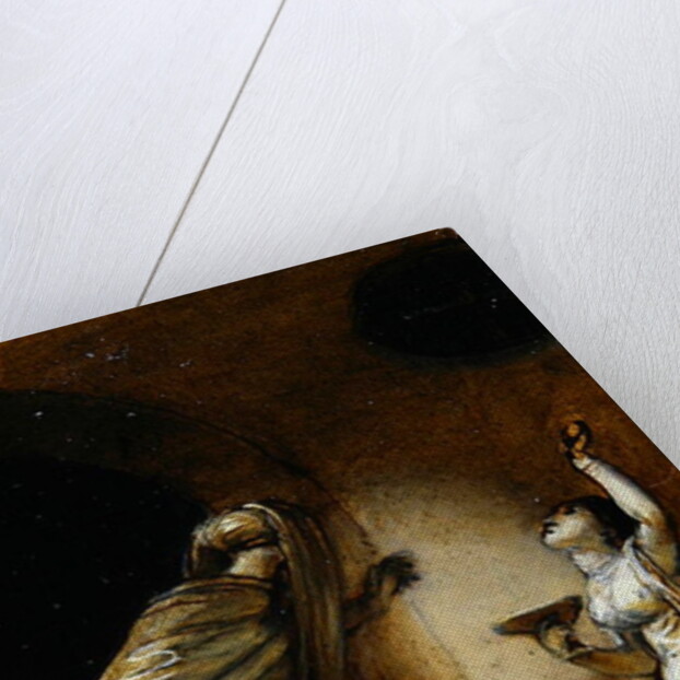 Kneeling female figure with a cup, illustration for an Eastern Romance, possibly 'The Arabian Nights' by Robert Smirke