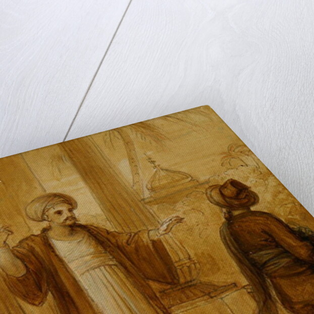 Two male figures standing by Robert Smirke