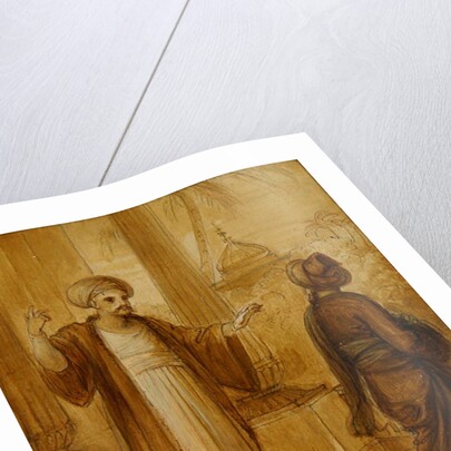 Two male figures standing by Robert Smirke