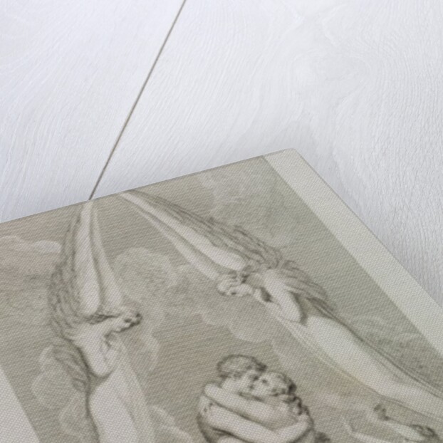 The Meeting of a Family in Heaven, pl.4 by William Blake