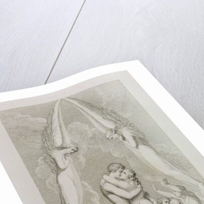 The Meeting of a Family in Heaven, pl.4 by William Blake