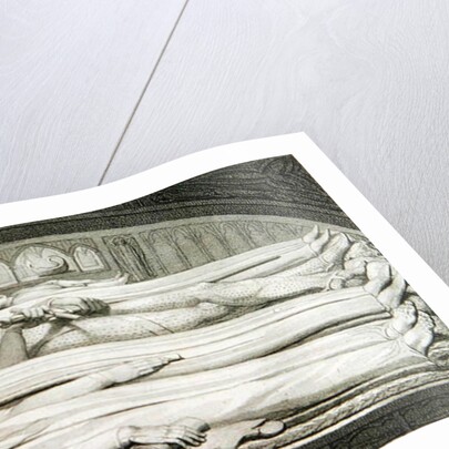 The King, Councellor, Warrior, Mother and Child in the Tomb by William Blake