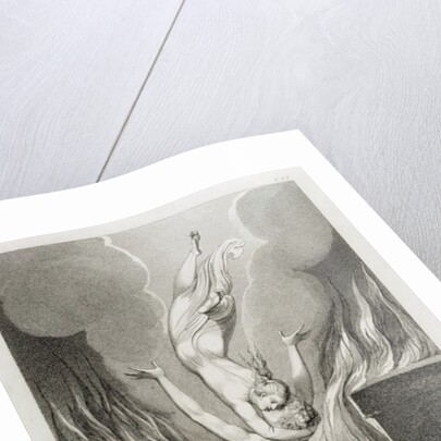 The Reunion of the Soul and the Body, pl.13 by William (after) Blake