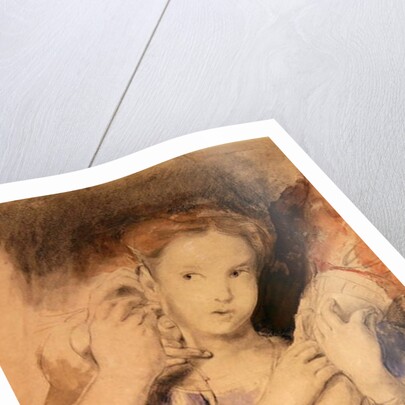Study for 'The First Ear Ring' by David Wilkie