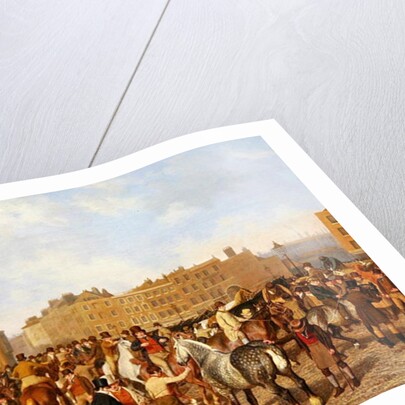 Old Smithfield Market, London, 1824 by Jacques-Laurent Agasse