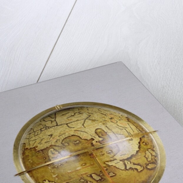Terrestrial Globe, one of a pair known as the 'Brixen' globes, c.1522 by Martin Waldsemuller (after)