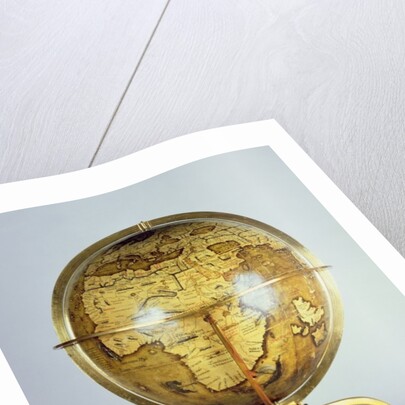 Terrestrial globe by Martin Waldsemuller