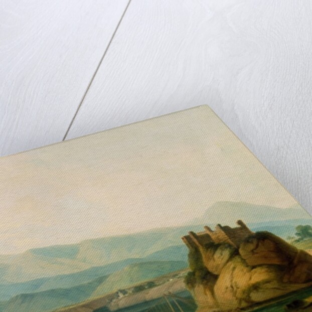 The Rope Bridge at Serinagur, c.1800 by Thomas Daniell