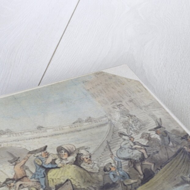 The Arrival of Ferries at London Bridge by Thomas (after) Rowlandson