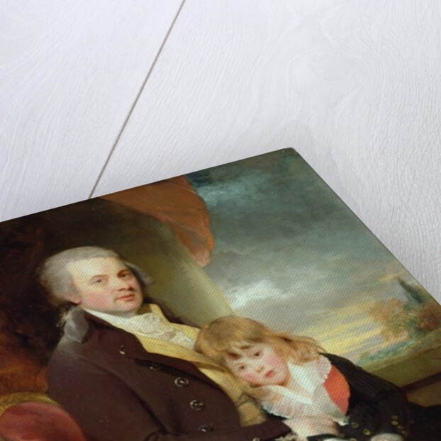 Edward George Lind and his Son, Montague by William Beechey