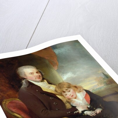 Edward George Lind and his Son, Montague by William Beechey