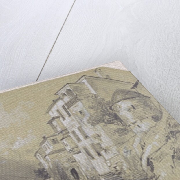 St. Giulio, Orta, 26 September 1837, 1837 by Edward Lear