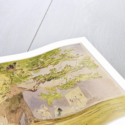 On the Road, Two Hours from Tepelene, 19 April 1857 by Edward Lear