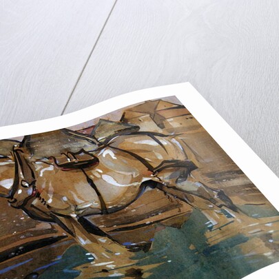 The Drinking Pool by Joseph Crawhall