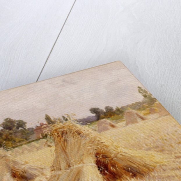 Eton College from Datchet Road by Heywood Hardy