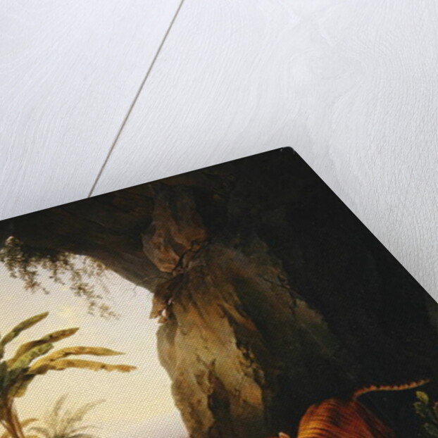 Tiger in a cave, c.1814 by Jacques-Laurent Agasse